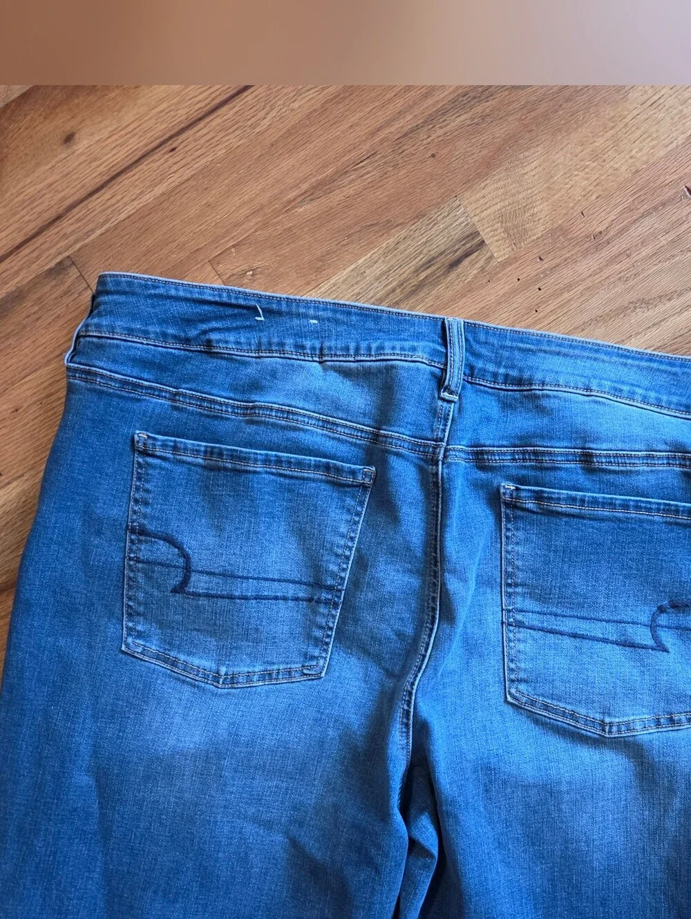 American Eagle Outfitters Jeans Women's 22 Short Medium Blue Favorite Boyfriend - Picture 7 of 7